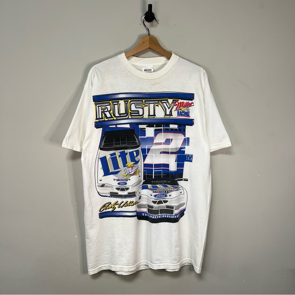 Vtg Rusty Wallace Nascar Shirt